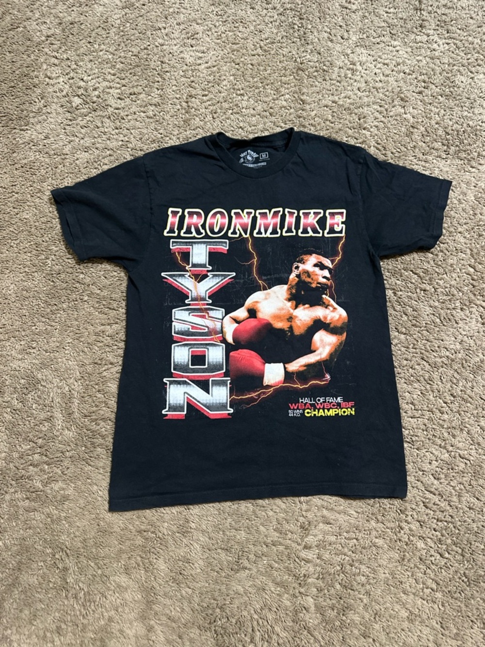 Vintage Mike Tyson “triple black” shirt 00s size medium